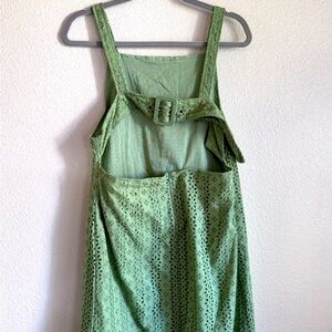 ASOS Design Green Scallop Mini Dress